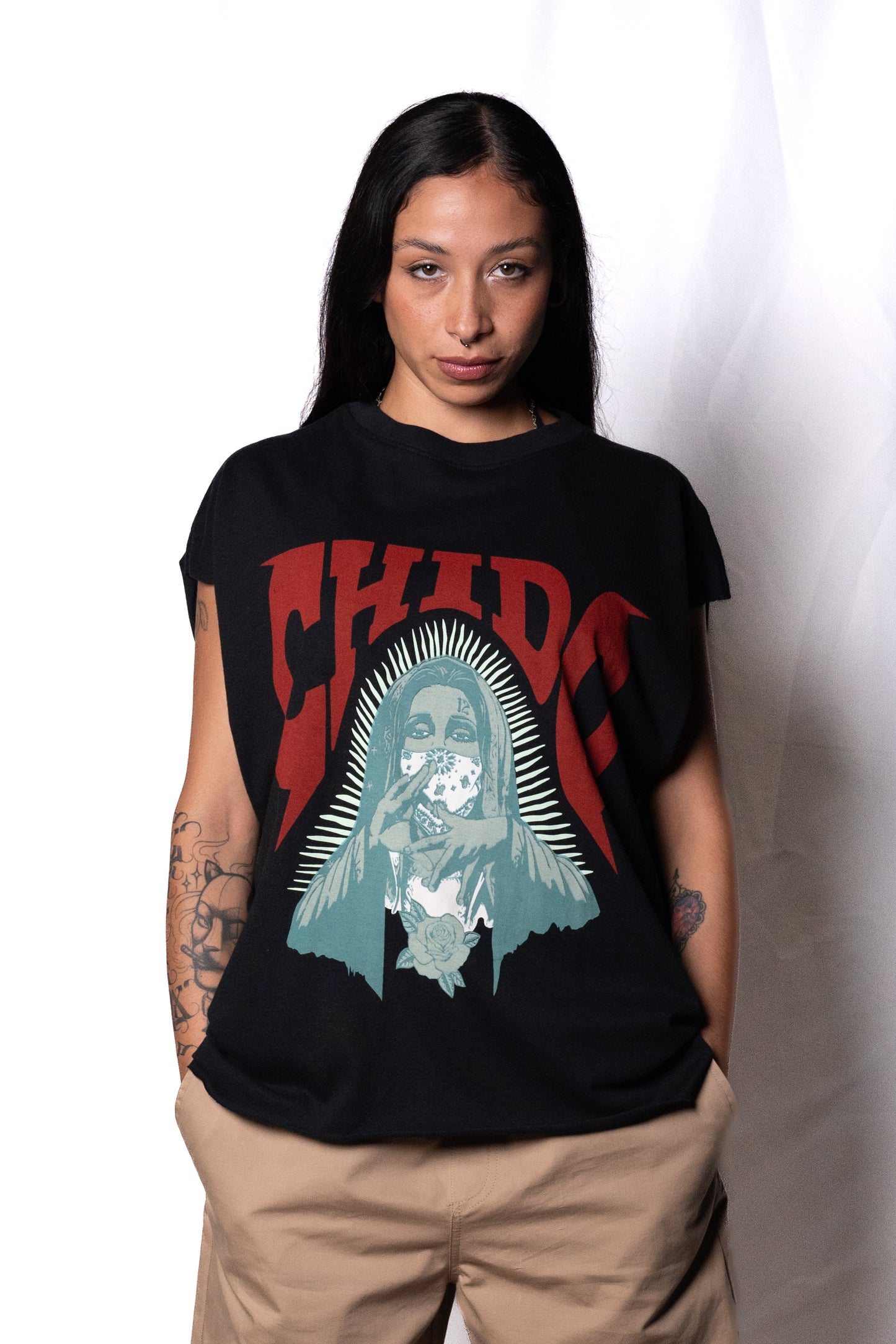 Playera Box Fit Amá Chola